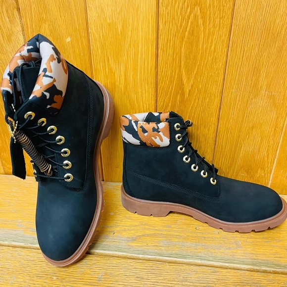 Shoe Black Camo Timberlands Timberland Women's Premium Black Camo